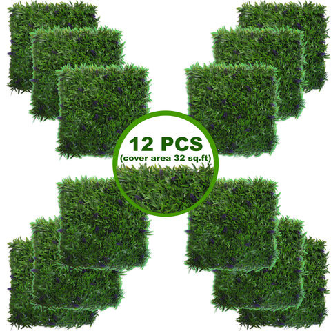 Artificial Plant Living Wall Panels for Indoor/Outdoor Use (Set of 12 pcs - Acapulco Style)