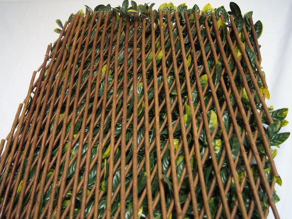 Expandable Lattice Lemon Leaf Screen for Indoor/Outdoor Use (1 piece)