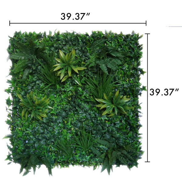 Artificial Plant Living Wall Panels for Indoor/Outdoor Use (1 piece - Jade Style)